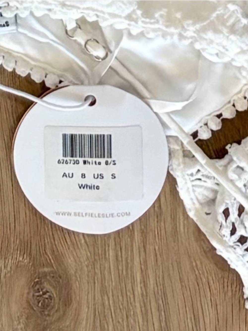 Selfie Leslie White Crochet Lace Mini Dress - Picture 4 of 9